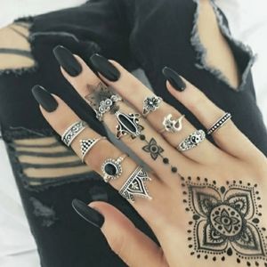🖤 10 PC. Ring Set 🖤
